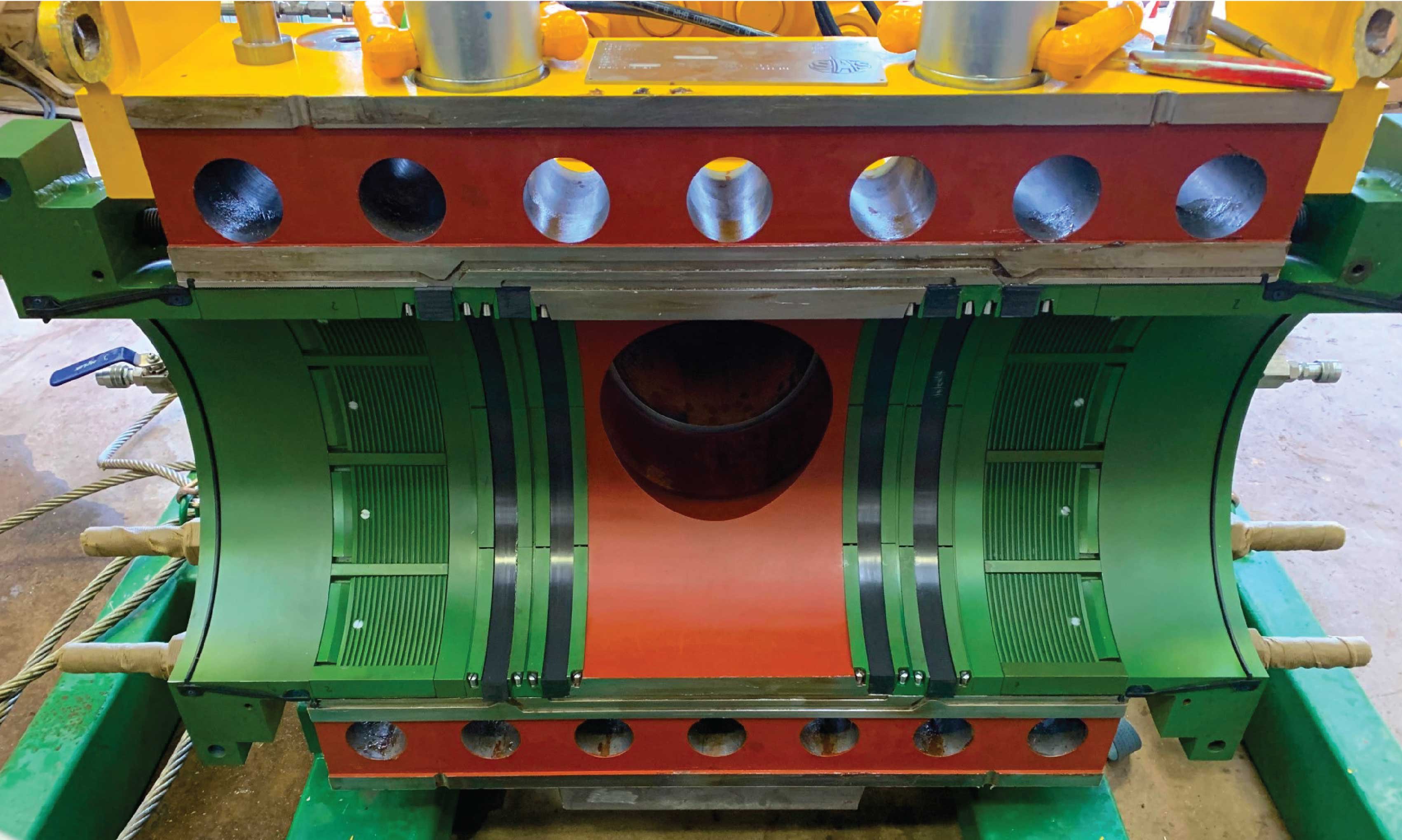 Mechanical Hot Tap Clamp Lock Cage-01