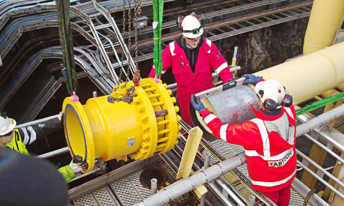 Mechanical Pipe Connectors Oil Terminal Norway