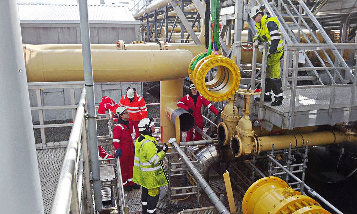 Mechanical Pipe Connectors Oil Terminal Norway