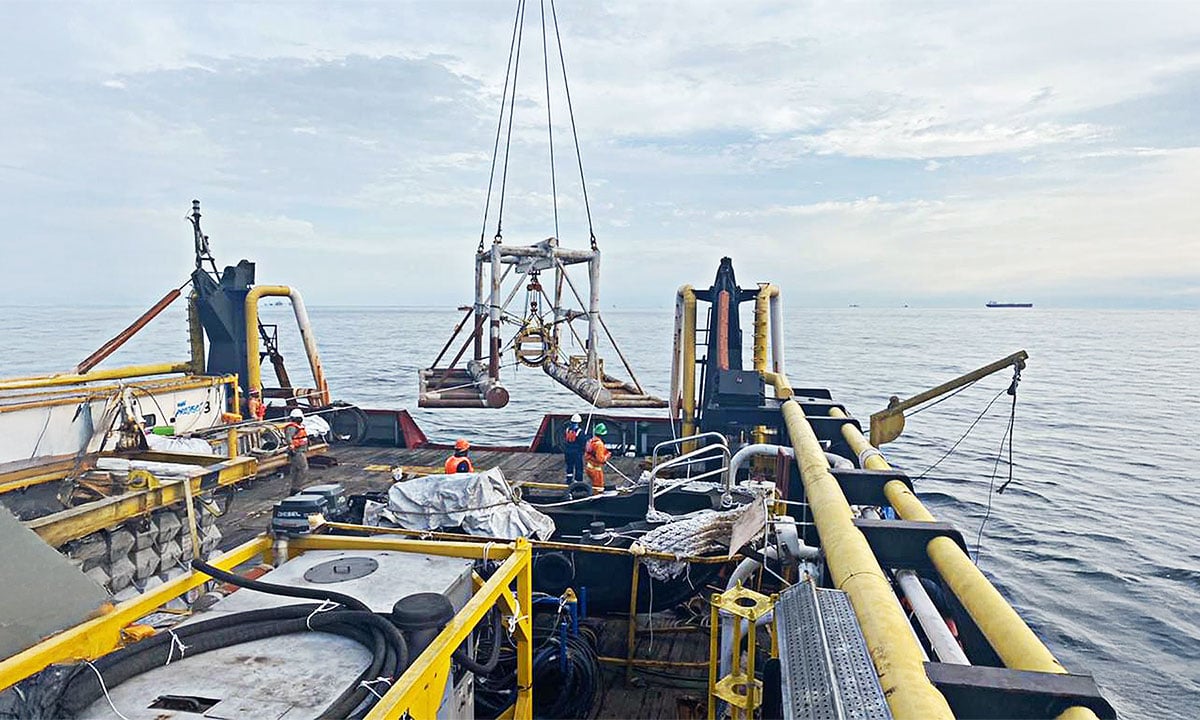 36in Subsea Mechanical Connector Installation, Exxon Nigeria