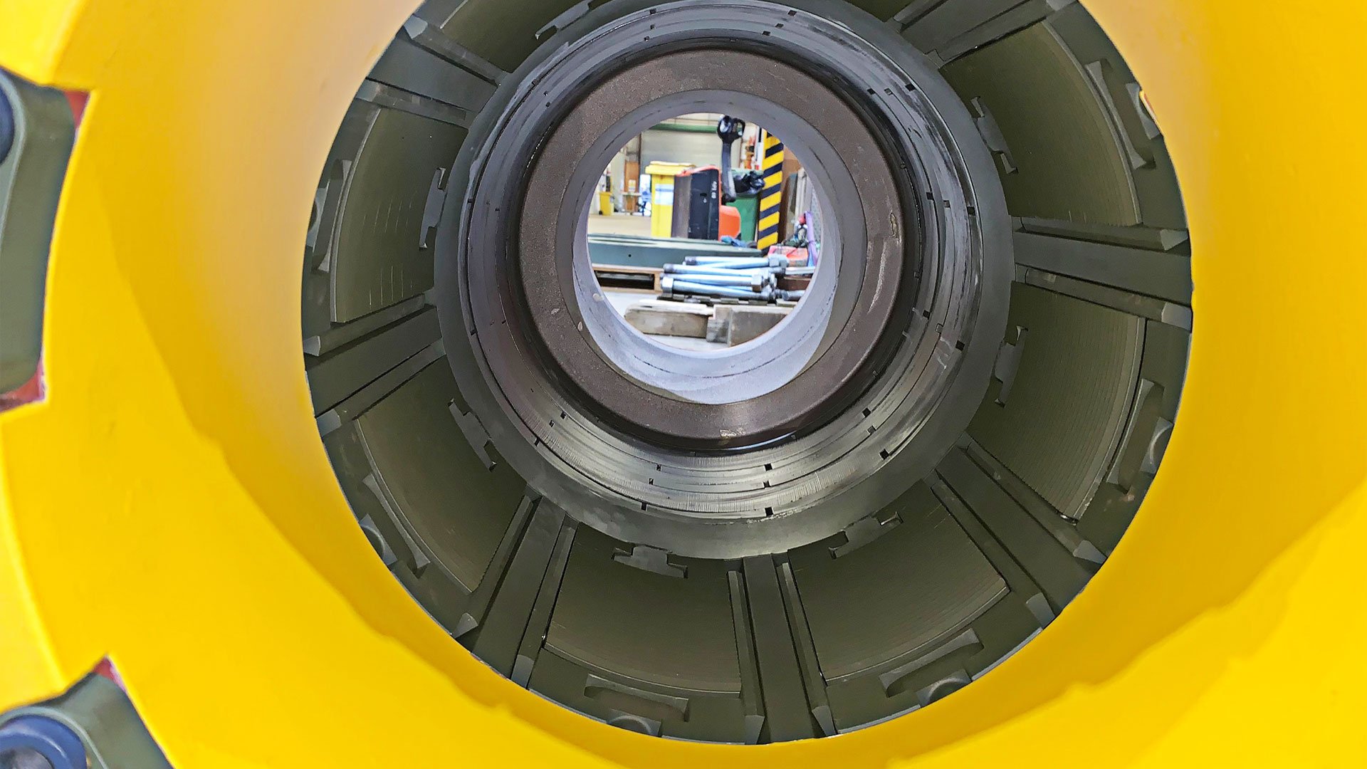14in Subsea Mechanical Connector Close Up