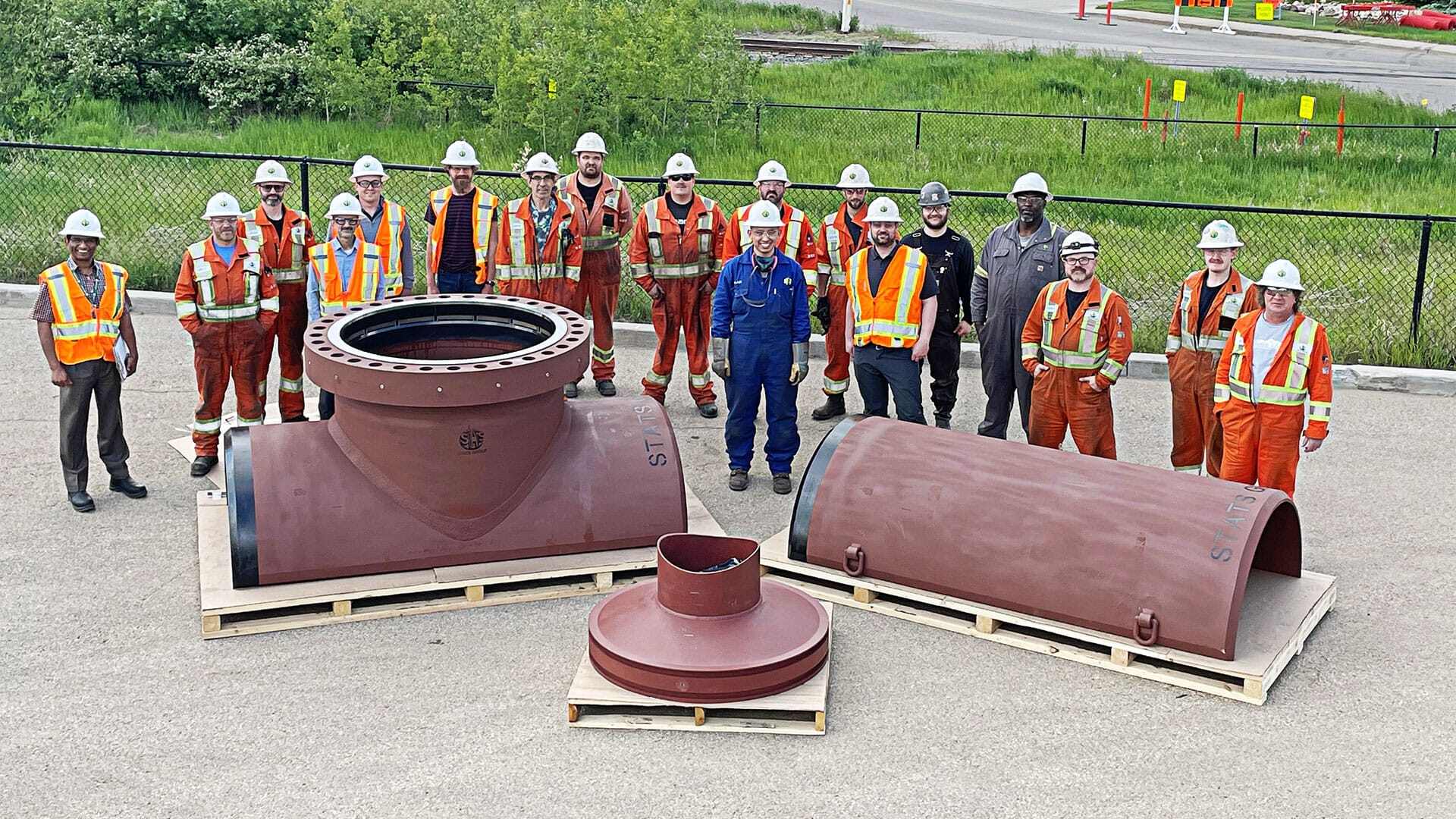 48in Fitting and Completion with the team in Edmonton
