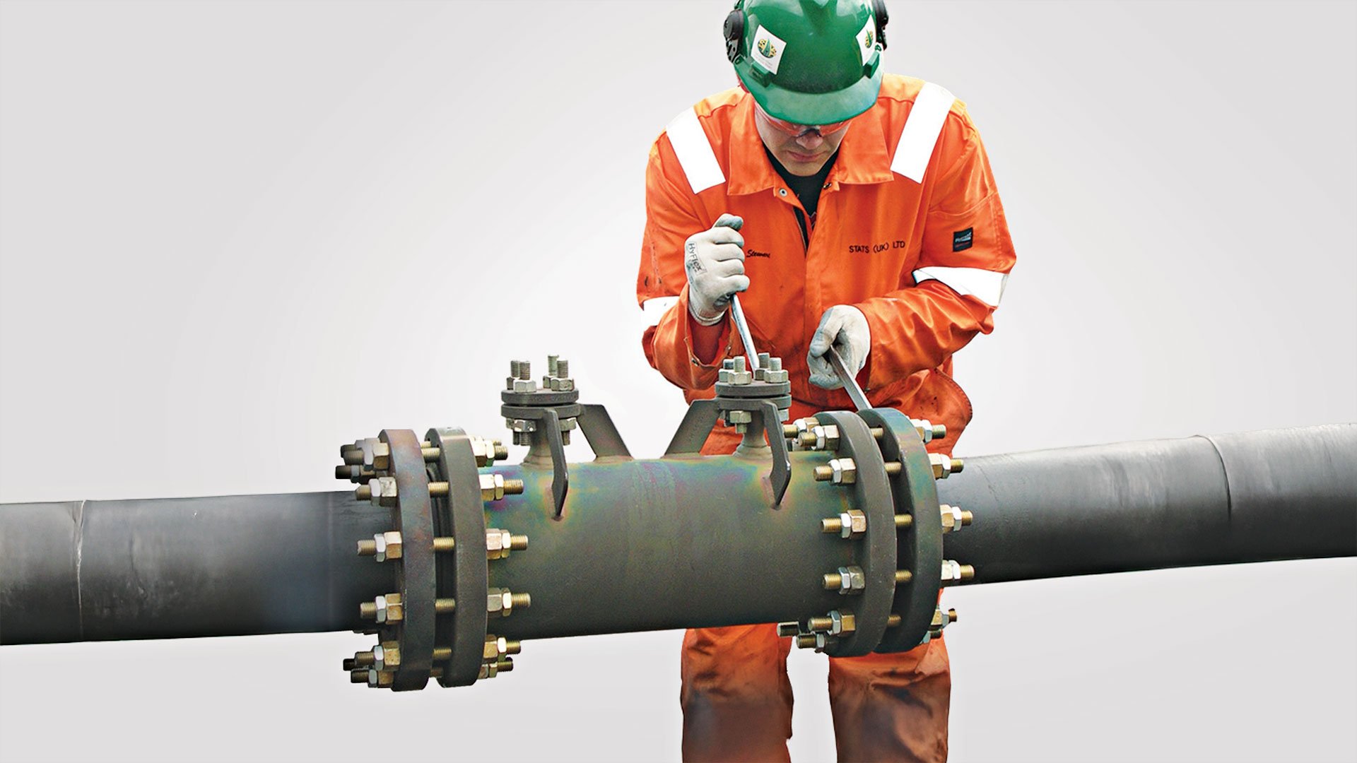 Engineer working on a Connector Coupling