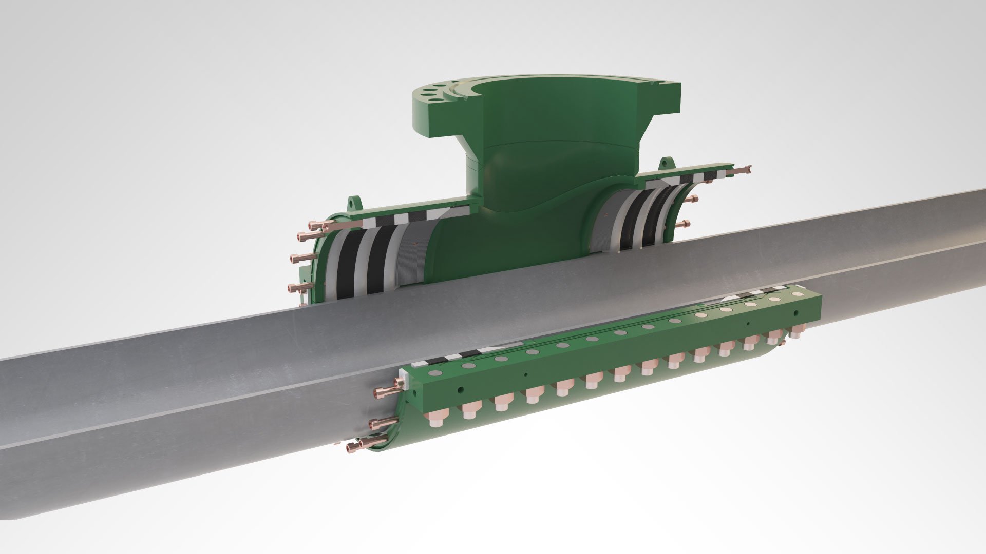 Mechanical Clamp 3D render