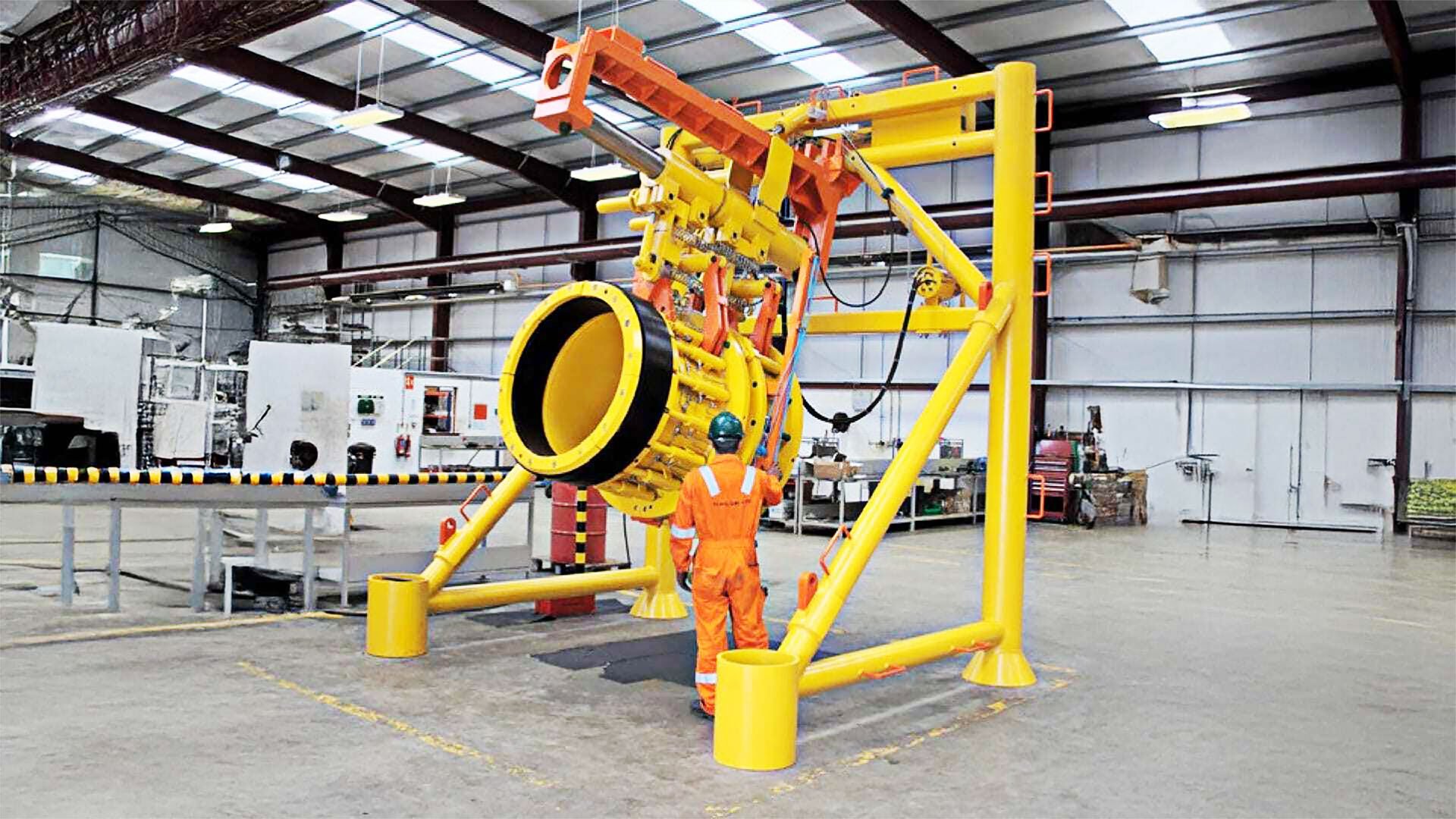 36in Subsea grout bung assembly function test