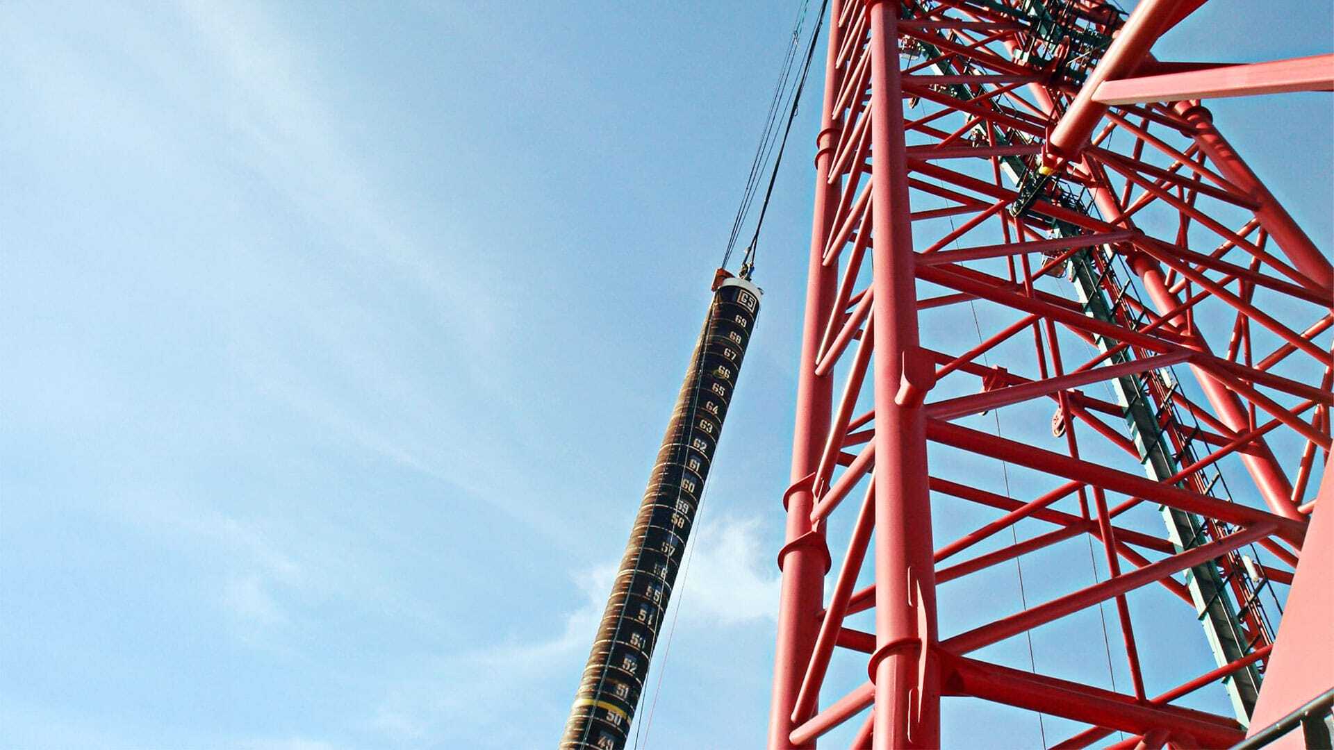 Pile Lifting Upending