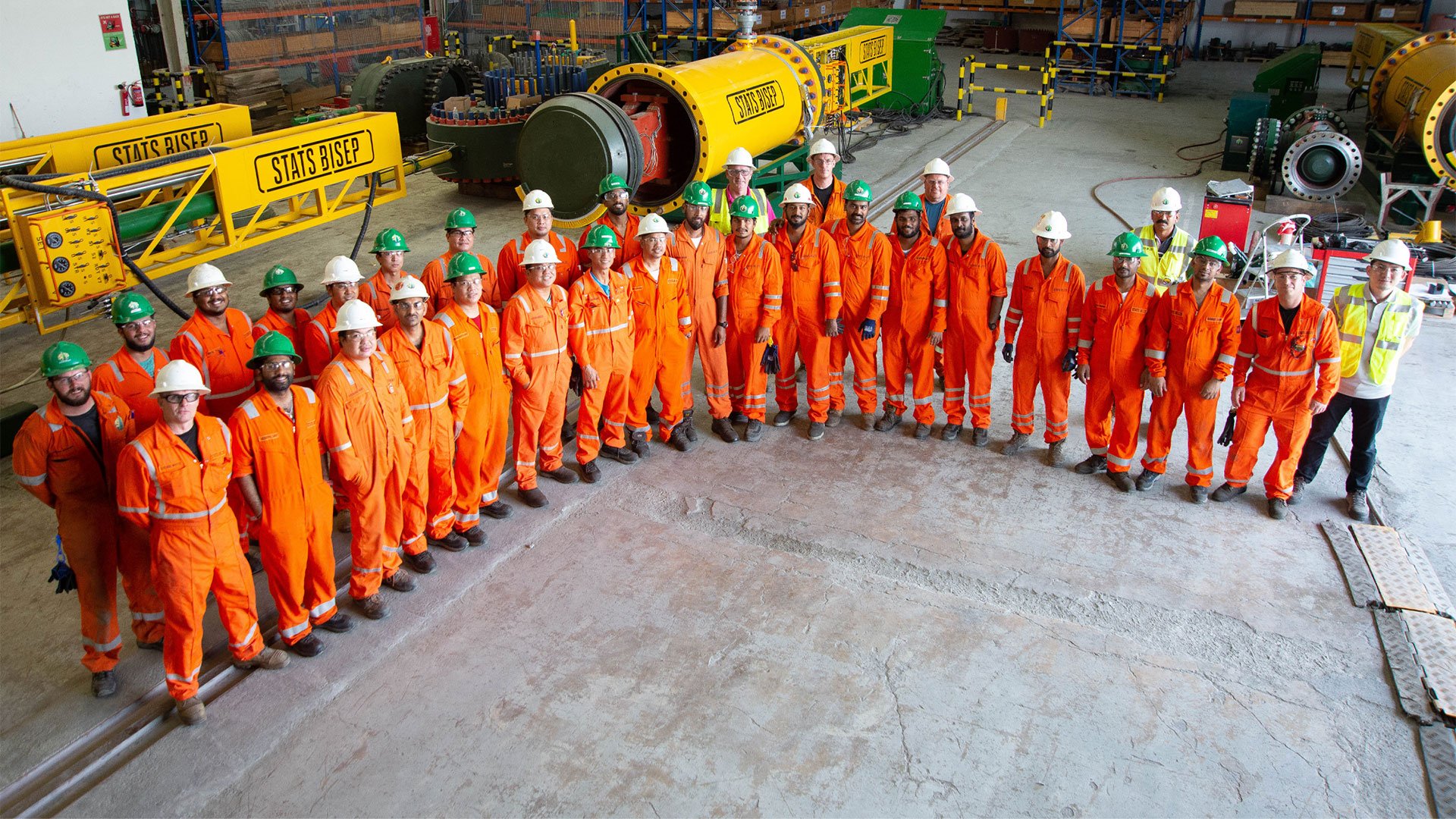 Team photo of the Subsea Hot Tap & BISEP Project 2022