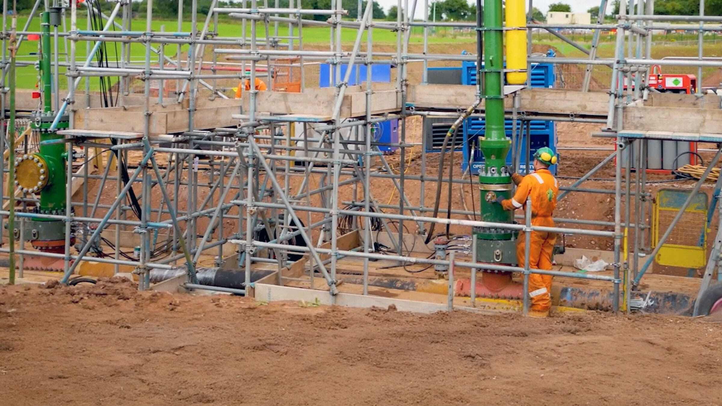 Hot Tapping construction site