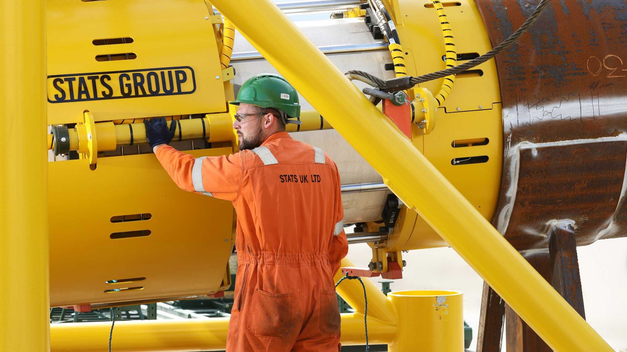 STATS engineer working on Subsea Hot Tap and BISEP project