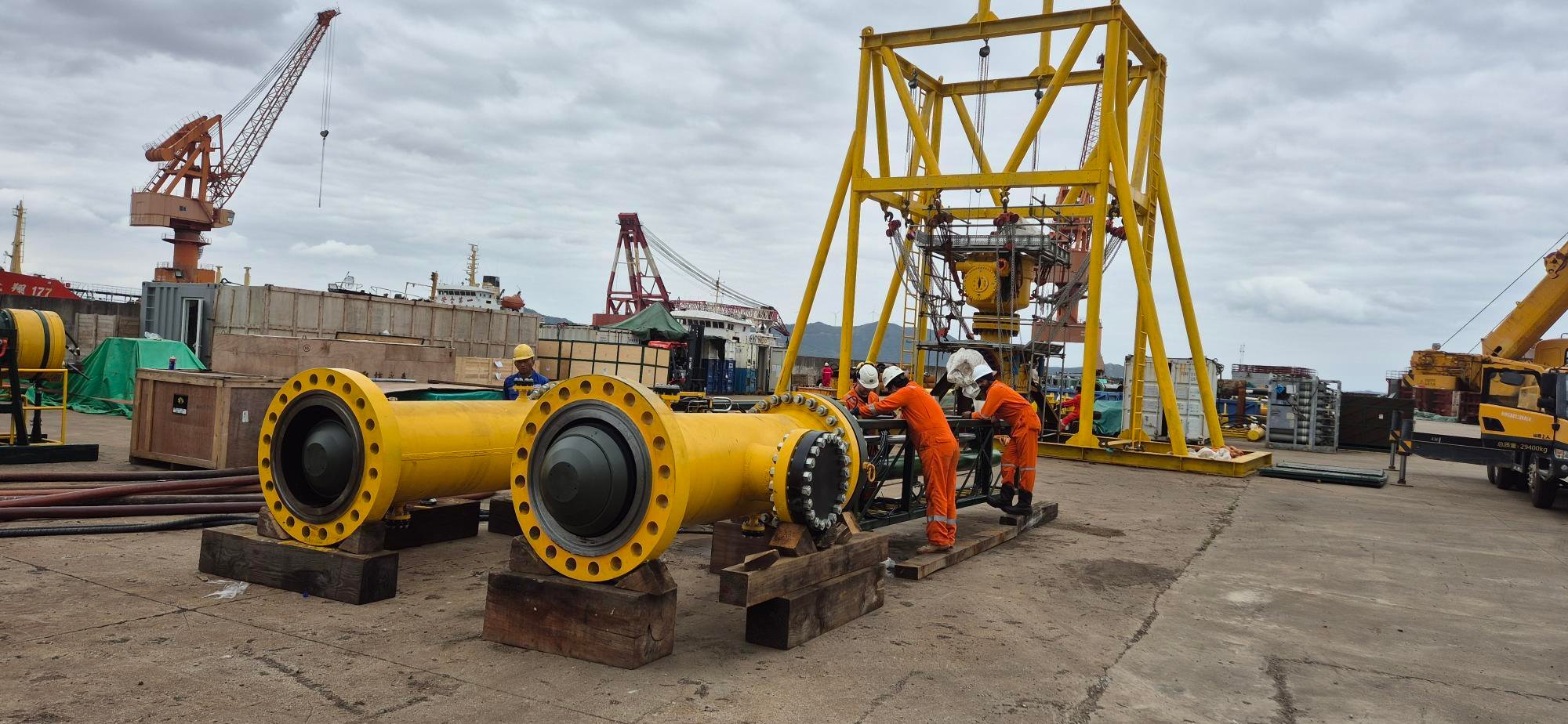 28in Subsea BISEPs awaiting deployment