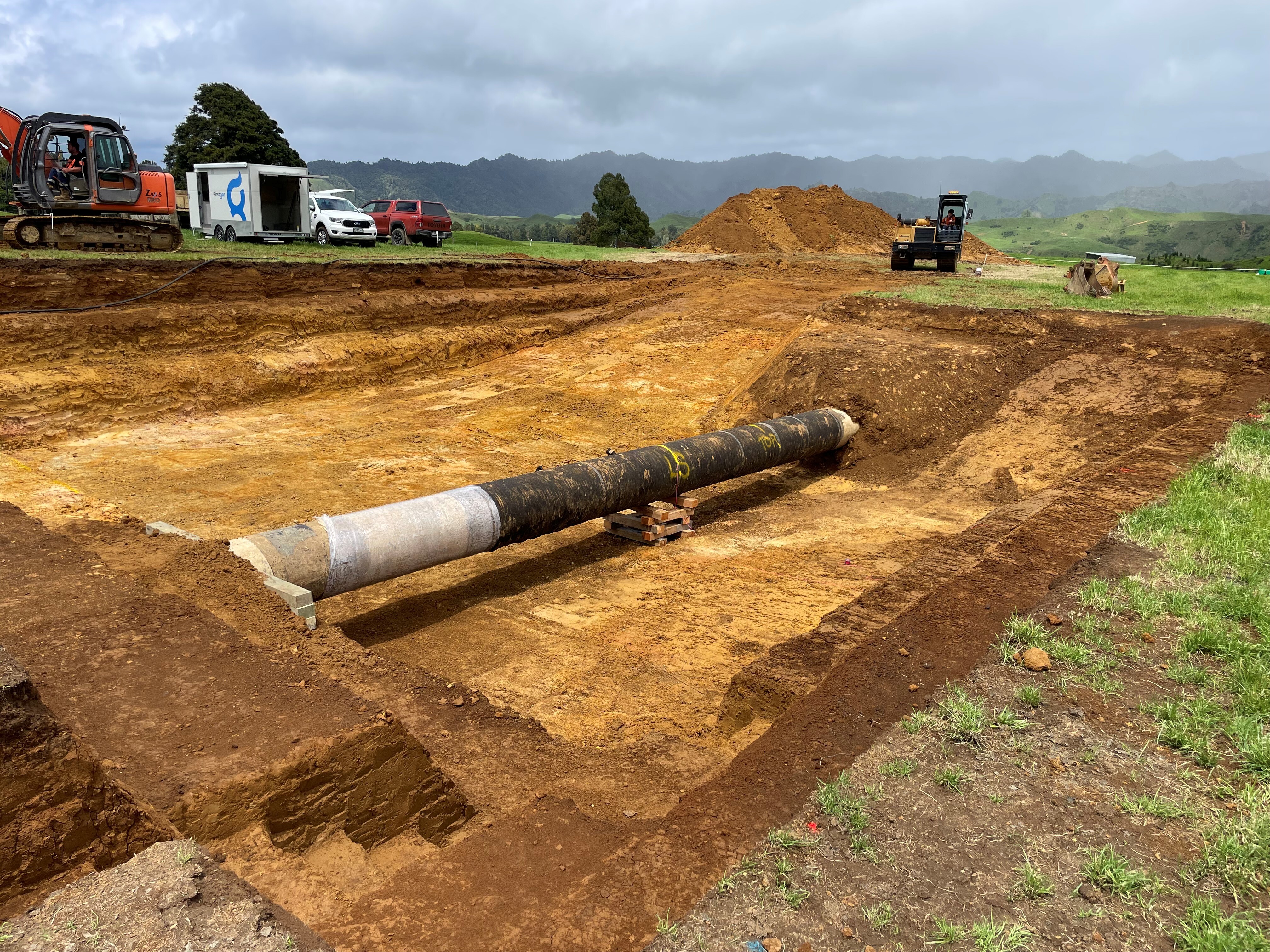 5. Pipeline excavation at isolation site 2