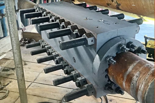 Super Duplex High Pressure 8in Structural Repair Clamps