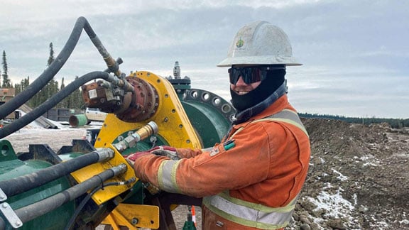 Engineer working on SureTap in Canada