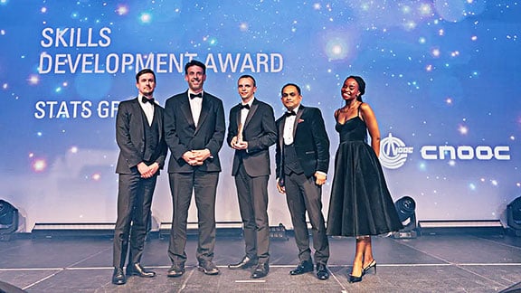 STATS Team winning Skills Development Award