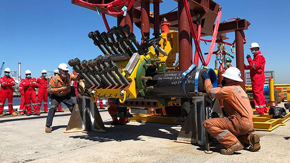 Subsea Mech Clamp Hot Tapping Barracouta Australia