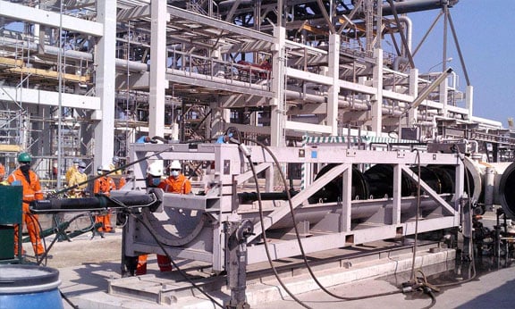 38” Remote Tecno Plugs & Leak Testing, Onshore Pipeline, Qatar