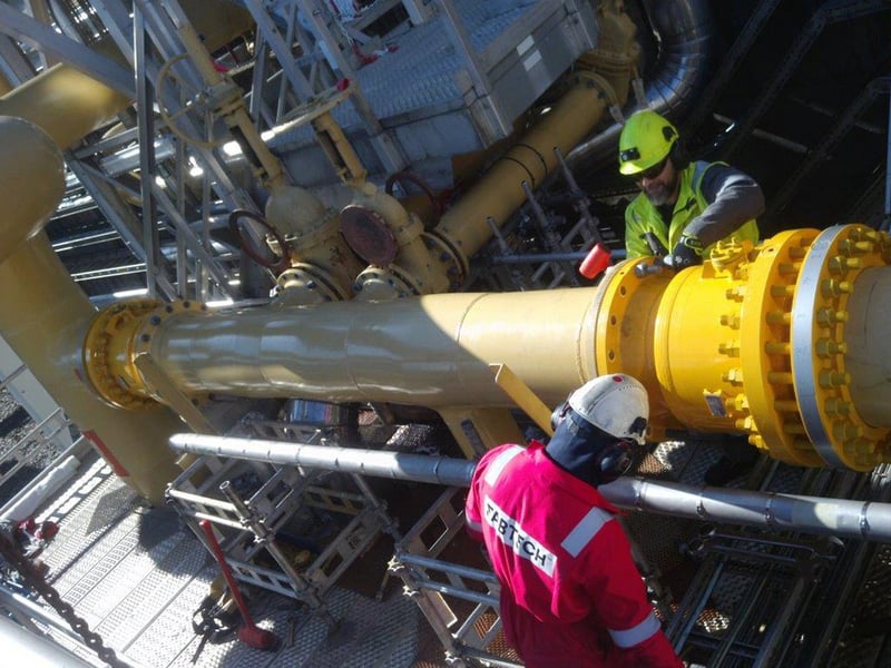 Mechanical Pipe Connectors, Oil Terminal, Norway Mechanical Pipe Connectors, Oil Terminal, Norway
