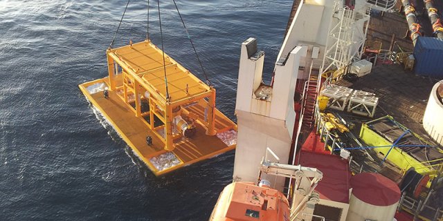 36" Export SSIV Lowered to Seabed