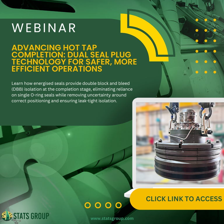 Advancing hot tap completion: Dual Seal Plug technology for safer, more efficient operations