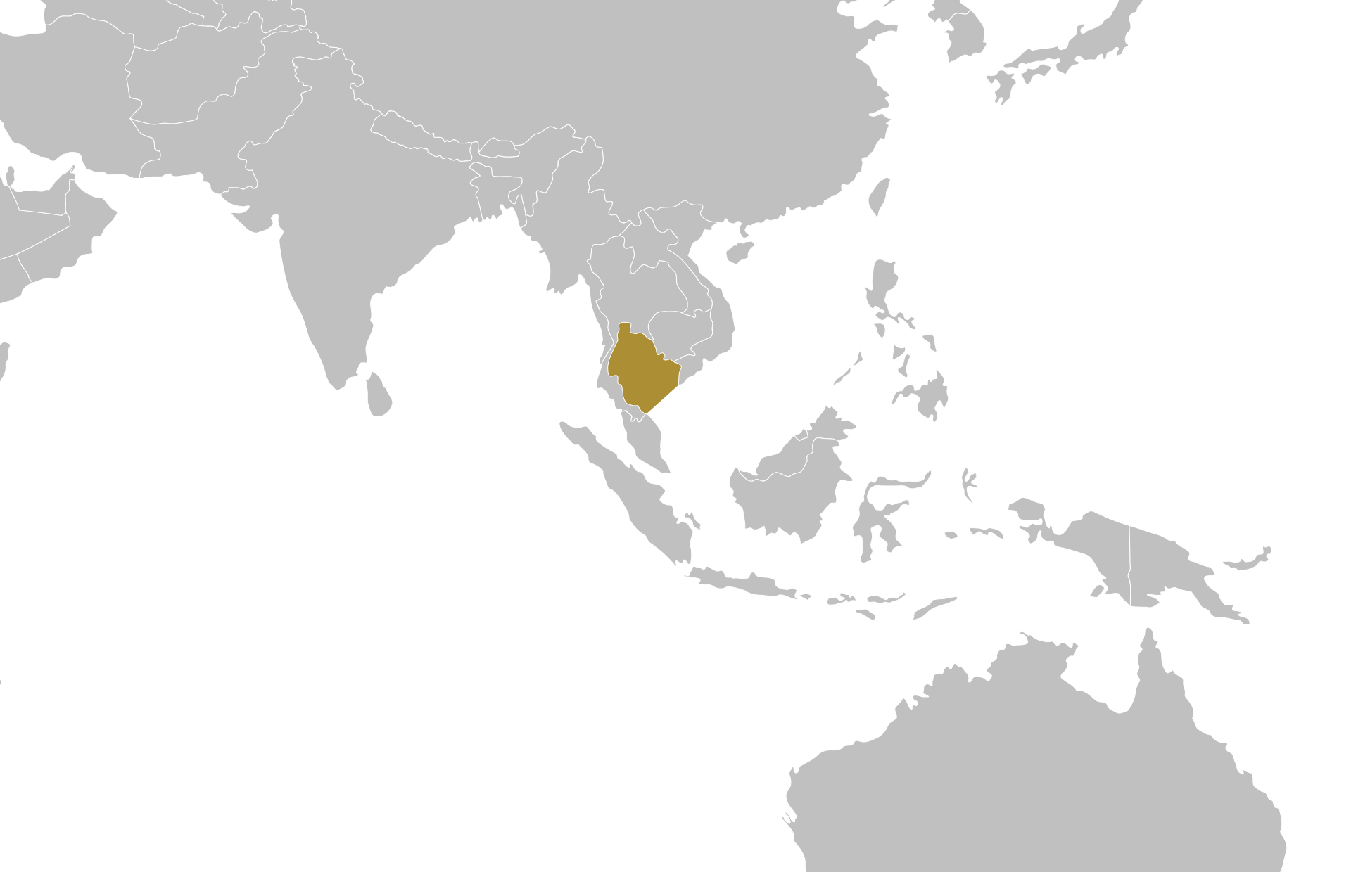 Gulf of Thailand Gulf of Thailand location on a map