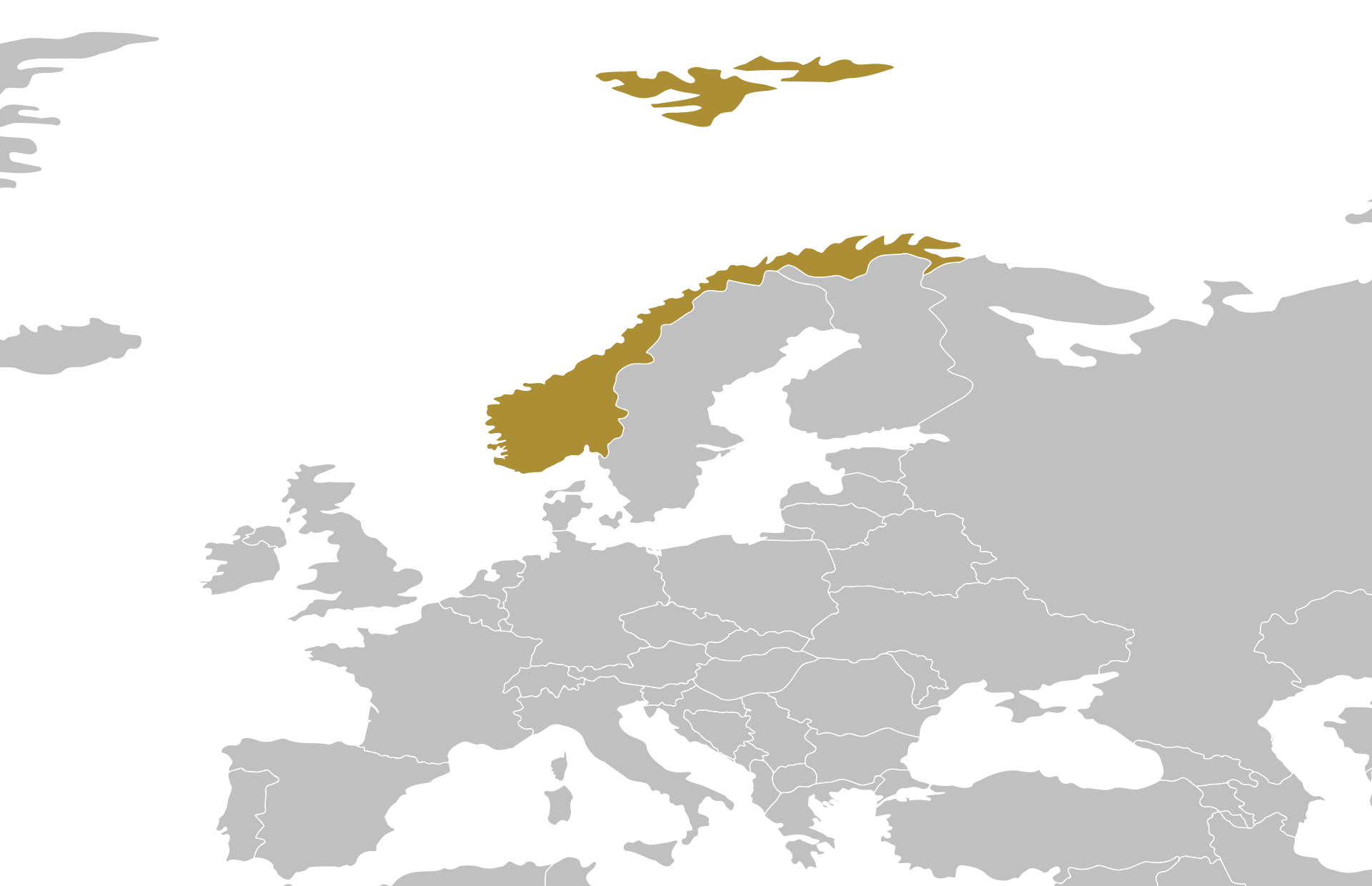 Norway Norway location on a map