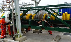 30” Remote Tecno Plug, SIRGE Pipeline, Shetland Gas Plant, UK