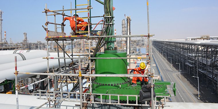 Hot tapping machine sure tap