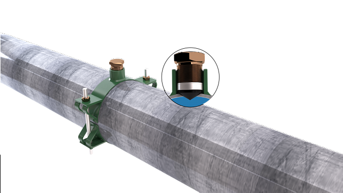 Pin-Hole Leak Repair Clamp