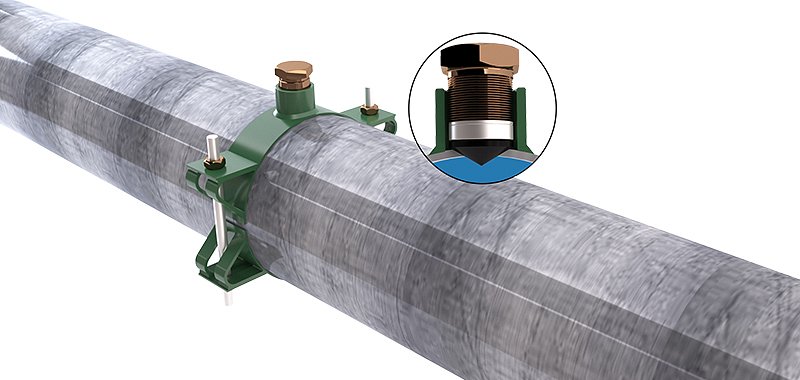 Pin-Hole Leak Repair Clamp