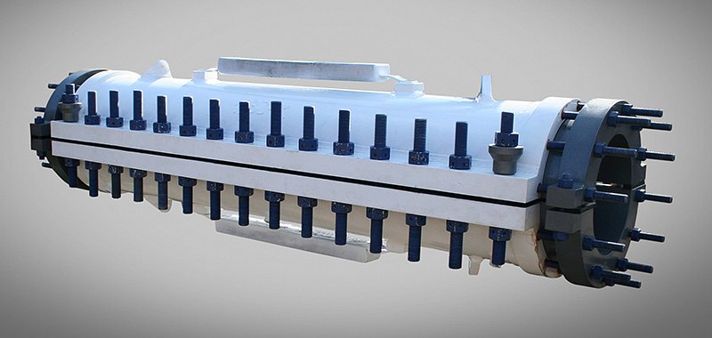 subsea pipe liner epair clamp